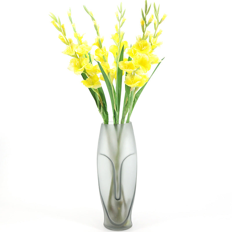 Exclusivo a granel Paquete extra grande de 5 piezas 43 "Gladiolo de tallos largos Flores de seda al por mayor