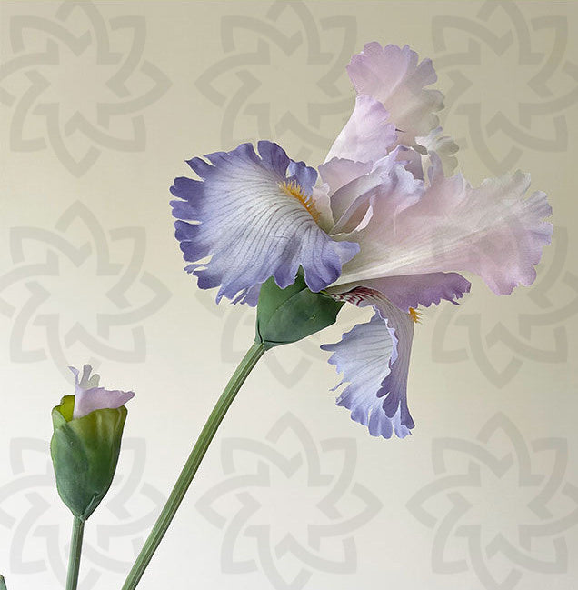 Bulk 31" Artificial Iris Flower Stem Silk Flowers Wholesale
