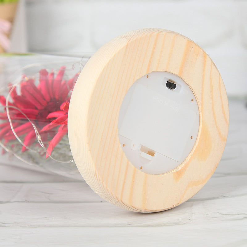 Bulk Preserved Mum Flower Gifts for Her Light UP Flower in Glass Dome Wholesale