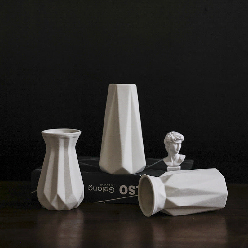 Jarrones de Cerámica Estilo Simple 5 Pulgadas