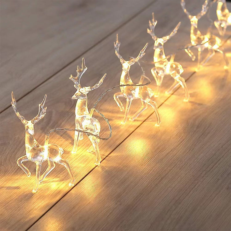 Guirlandes lumineuses de Noël à LED en forme de cerf en gros 