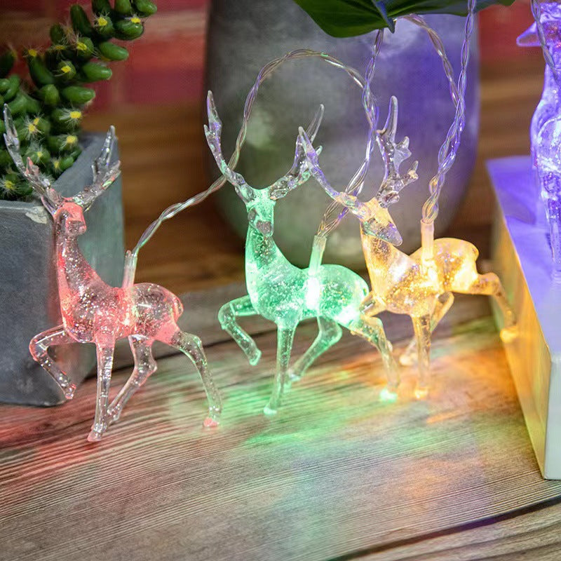 Guirlandes lumineuses de Noël à LED en forme de cerf en gros 