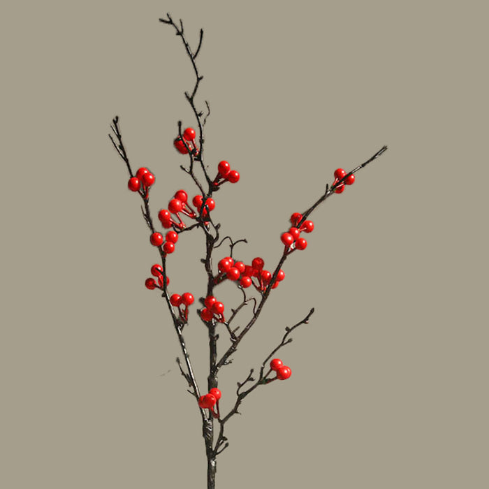 Bulk 33 Holly Berry Stems Artificial Flowers Wholesale — Artificialmerch