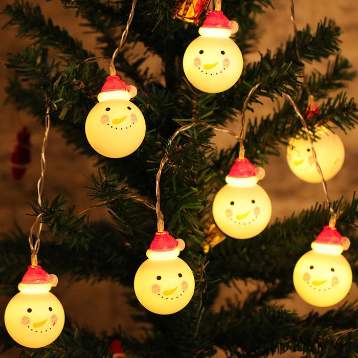 Venta al por mayor de luces de Navidad Led a granel forma de muñeco de nieve de Santa 