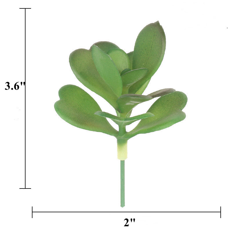 Tiges de plantes succulentes artificielles en vrac de 3,6 pouces pour arrangements de plantes succulentes artificielles à faire soi-même en gros 