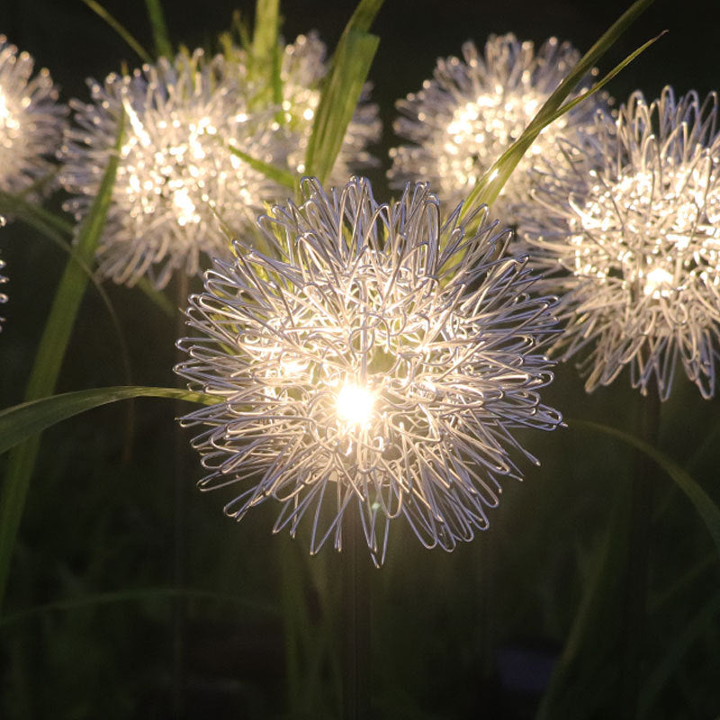 Bulk Dandelion Light Solar Energy LED Inserted Lamp Garden Outdoor Decoration Wholesale