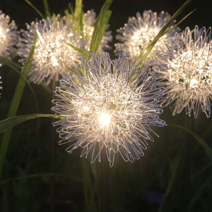 Bulk Dandelion Light Solar Energy LED Inserted Lamp Garden Outdoor Decoration Wholesale