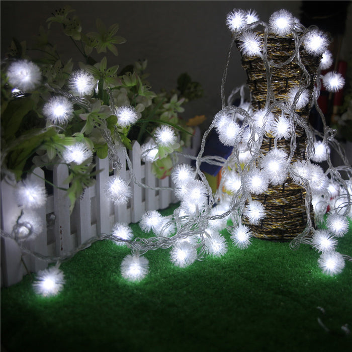 Bulk Dandelion String Lights Led Fluffy Ball Lamp String Wholesale