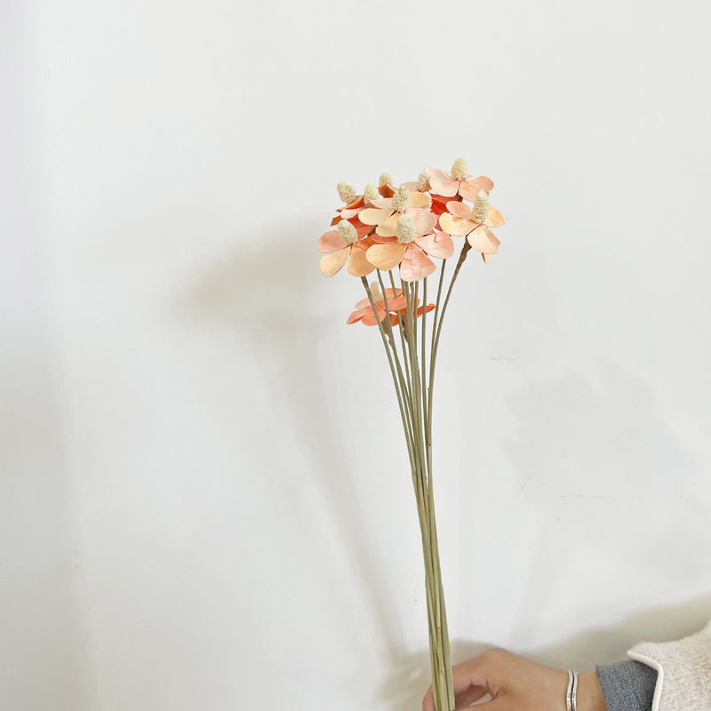 Bulk 13" Dried Violet Orchid Flowers Arrangements Home Decorations Wholesale