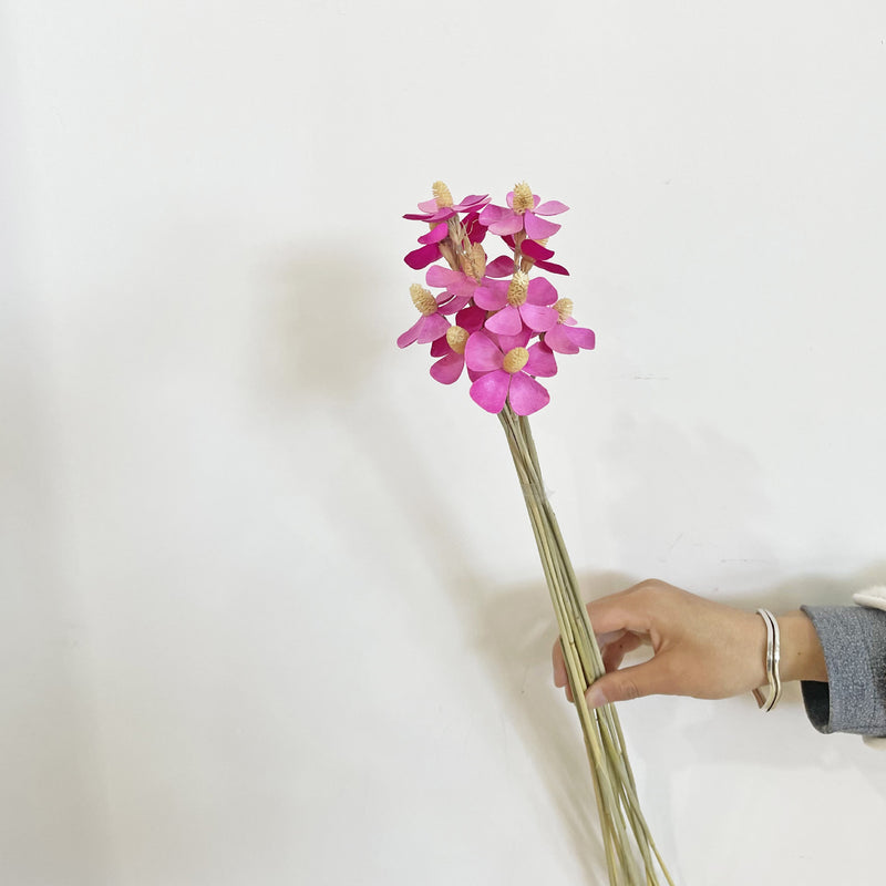 Bulk 13" Dried Violet Orchid Flowers Arrangements Home Decorations Wholesale