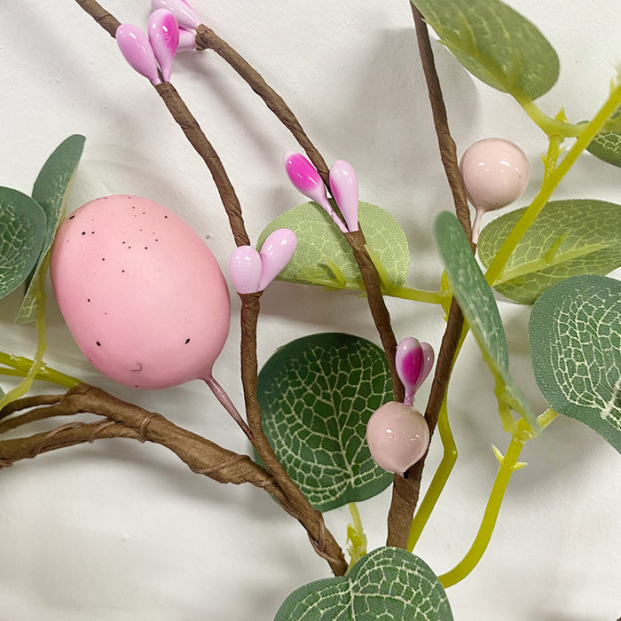 Selecciones de Pascua a granel de 12 "con huevos y bayas coloridos para decoración de Pascua al por mayor