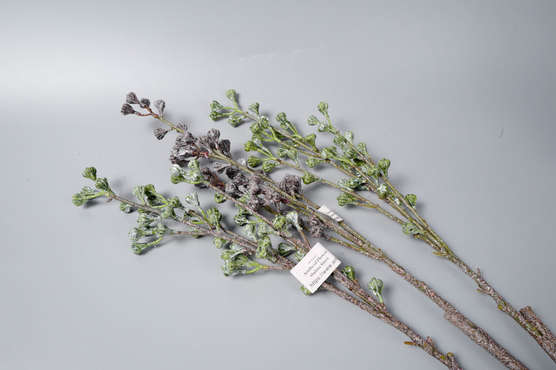 Branche de fruits d'eucalyptus artificiels Bulk AM Basics 29" en gros