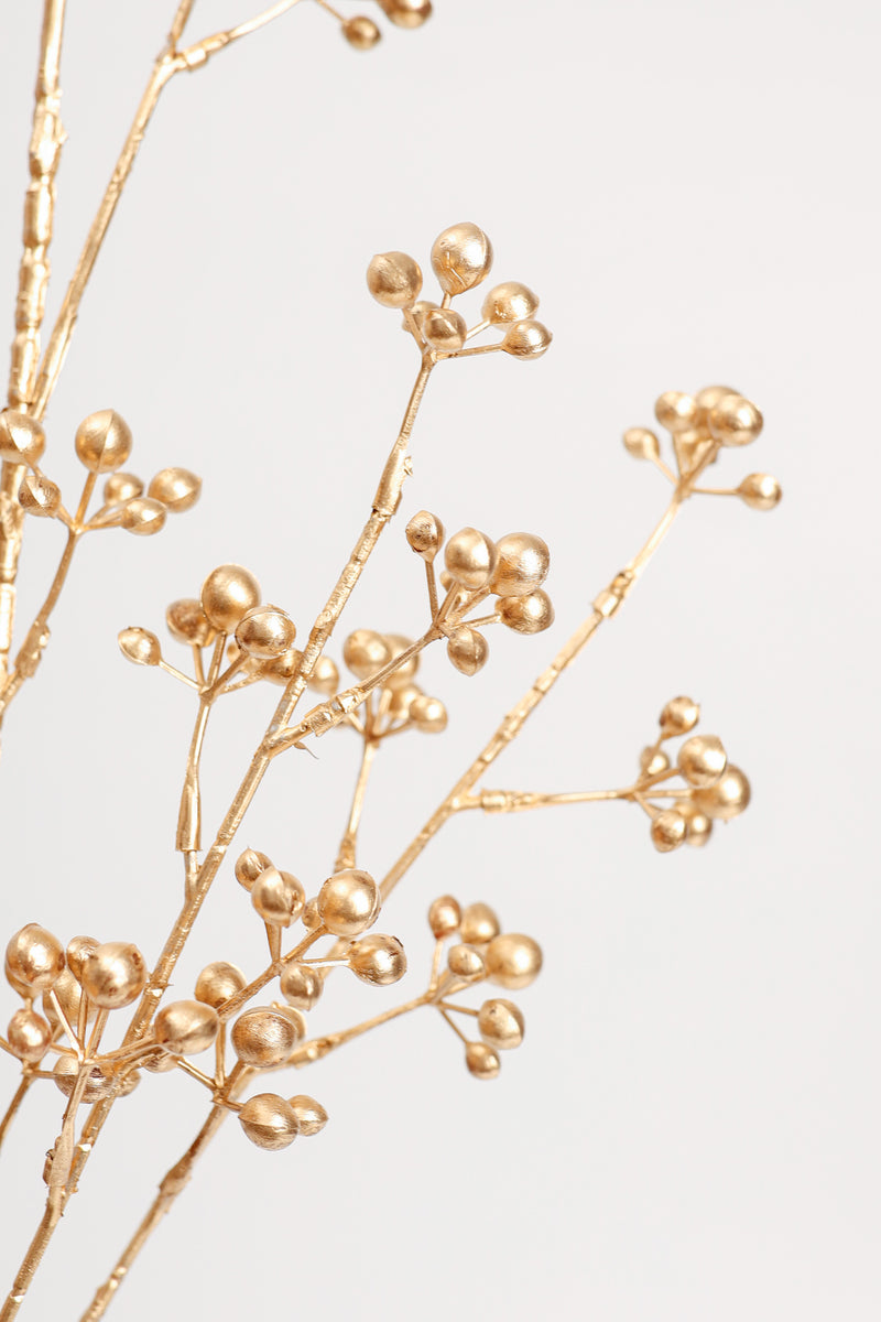 Bulk AM Basics Hojas de eucalipto dorado artificial al por mayor