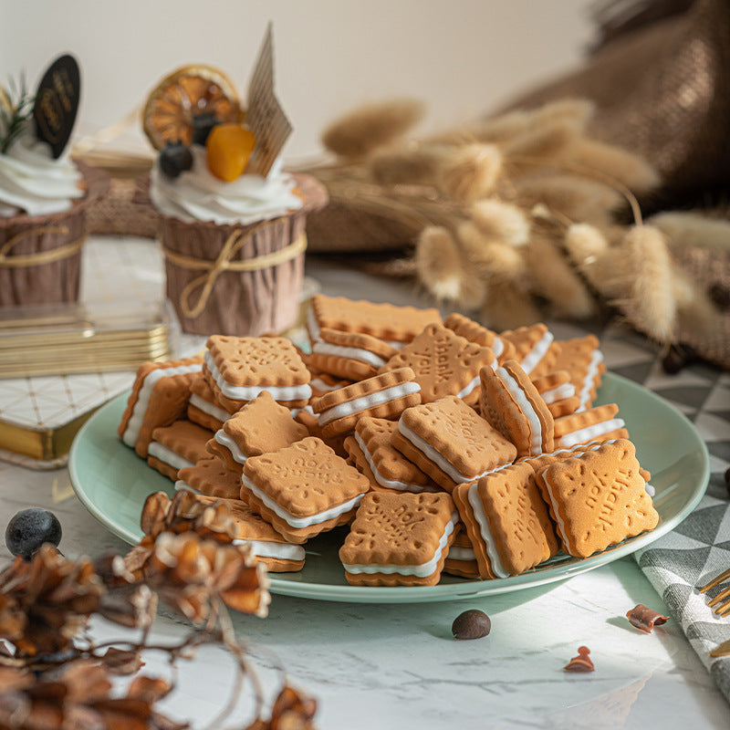 Galletas artificiales a granel Simulación Galletas realistas al por mayor 