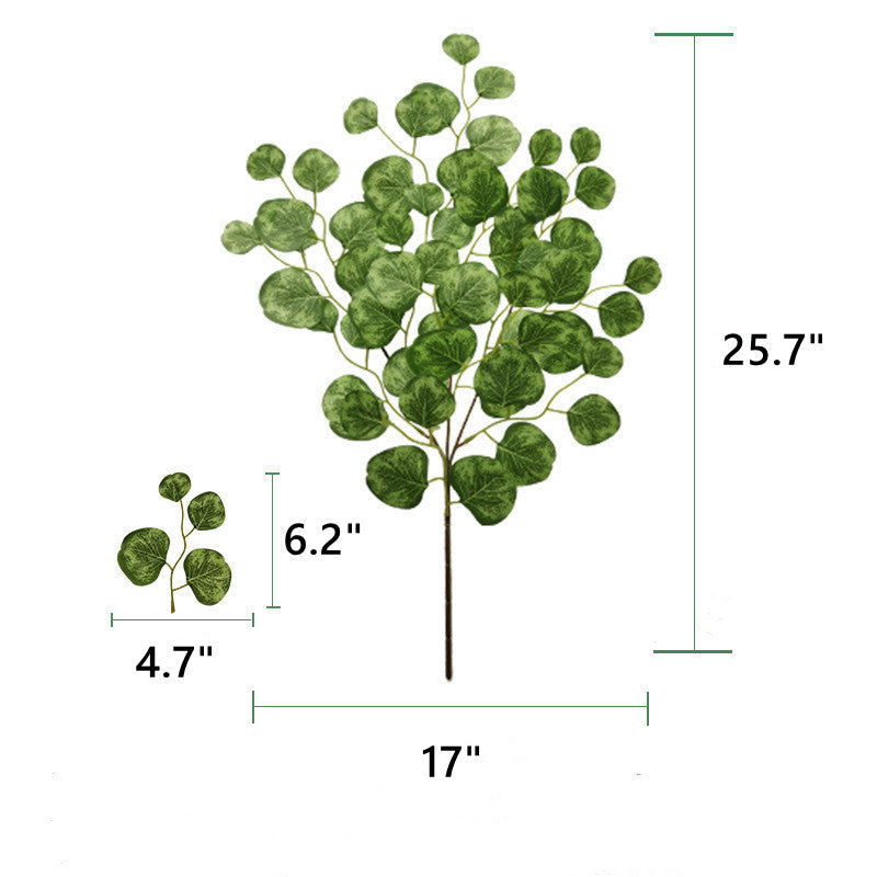 Bulk 6pcs 25" Artificial Eucalyptus Stems Fall Decorations Eucalyptus Leaves Artificial Plants for Floral Arrangement Wholesale