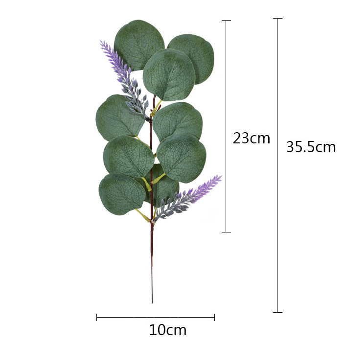 Planta de tallos de hojas de eucalipto falso a granel 13,7 "10 piezas al por mayor