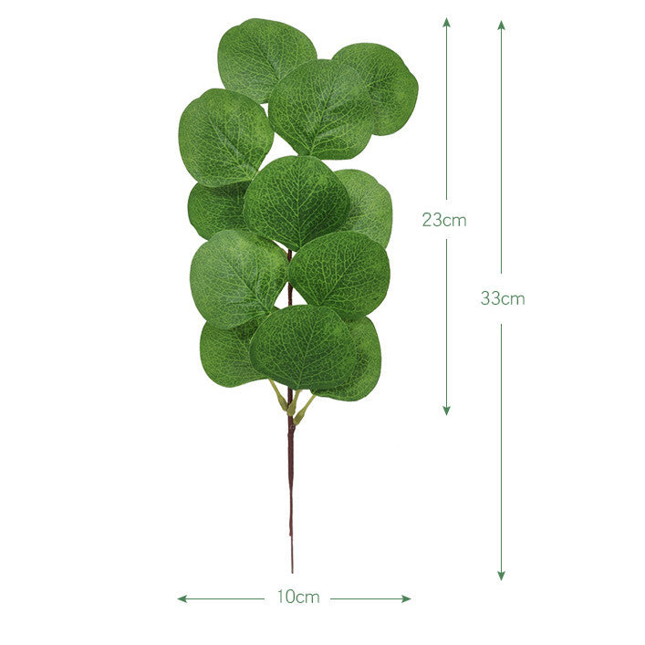 Planta de tallos de hojas de eucalipto falso a granel 13,7 "10 piezas al por mayor
