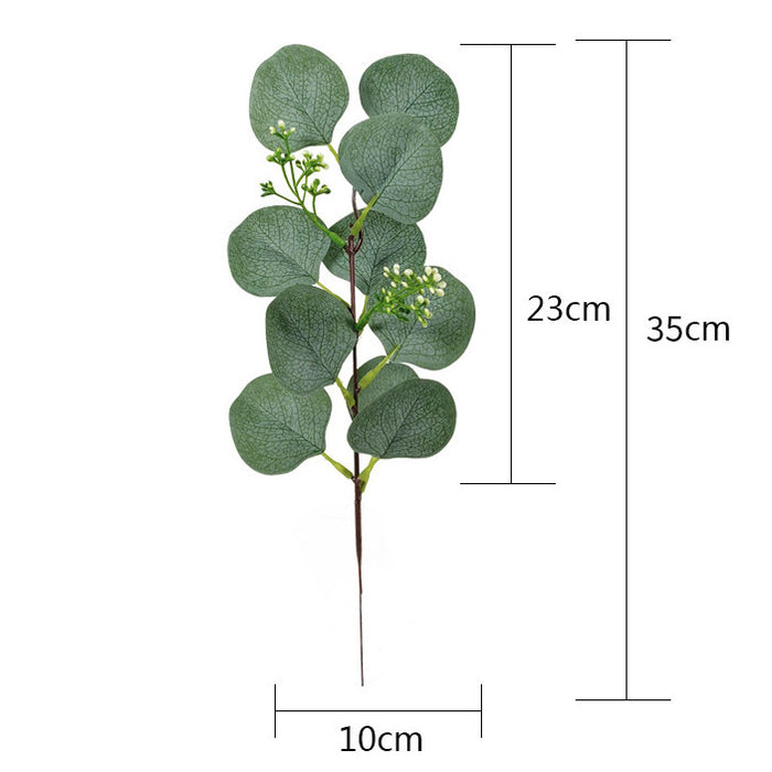 Planta de tallos de hojas de eucalipto falso a granel 13,7 "10 piezas al por mayor