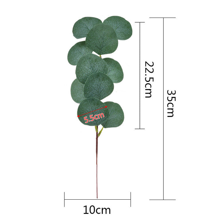 Planta de tallos de hojas de eucalipto falso a granel 13,7 "10 piezas al por mayor