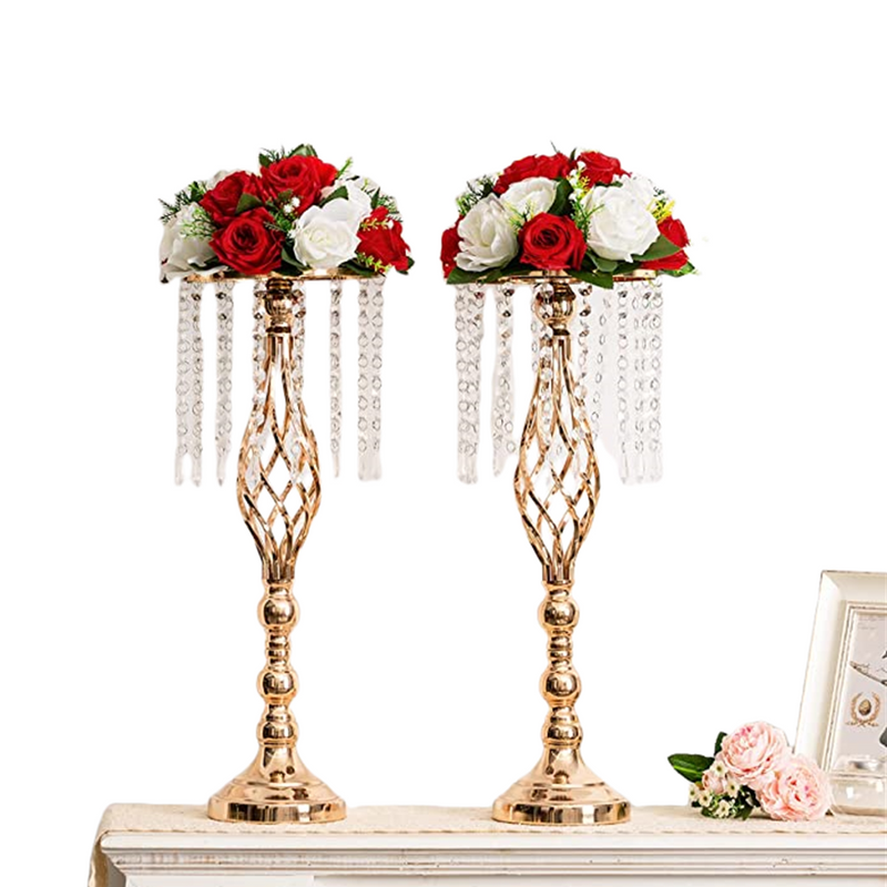 Lot de 2 bouquets de fleurs artificielles pour centre de table de mariage
