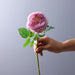 1 Branch 17 Fake Austin Rose Flowers - Artificialmerch