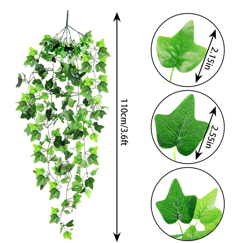 Bulk Assembled Set of Hanging Basket with Ivy Hanging Plants Garland Wholesale