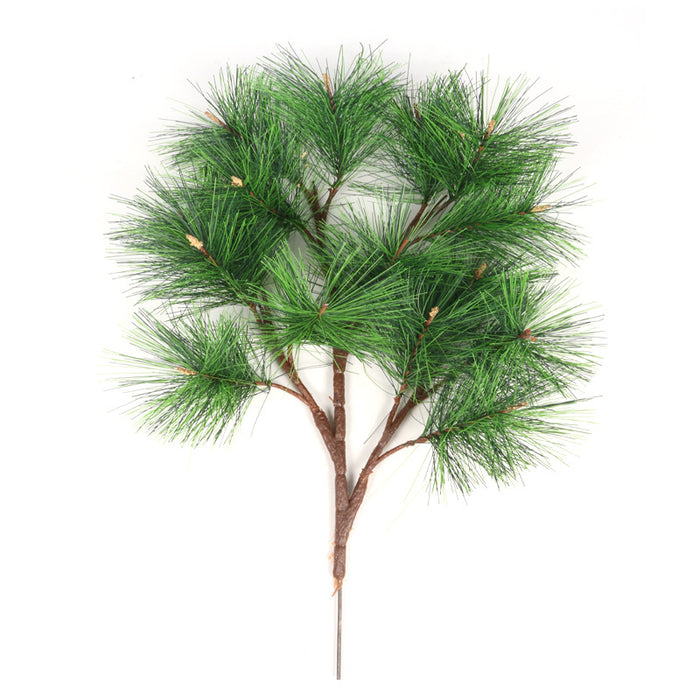 Bulk 23" Large Christmas Pine Stems Picks Branch Spray with Pine Cones Wholesale