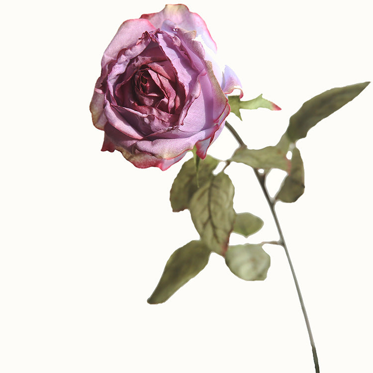 Venta al por mayor de flores de seda de otoño de tallo de rosas de arena movediza de 26 "a granel 