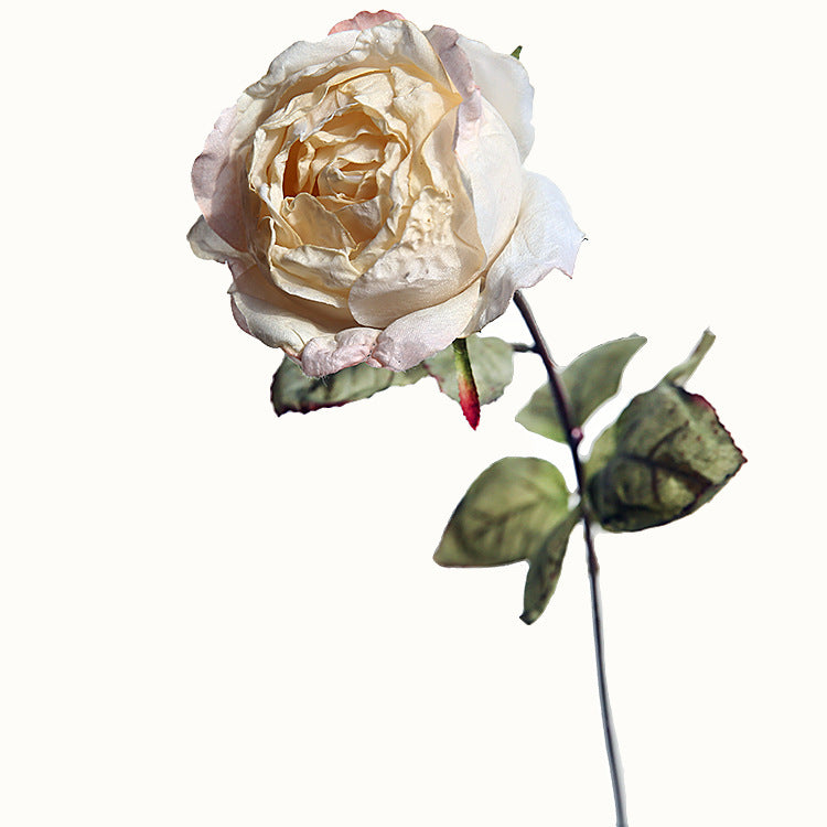 Venta al por mayor de flores de seda de otoño de tallo de rosas de arena movediza de 26 "a granel 