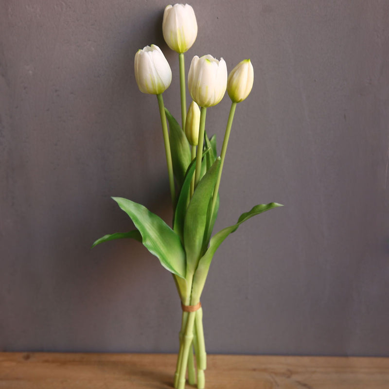 Bulk 15" Real Touch Tulip Stems Bundle Bouquet Wholesale