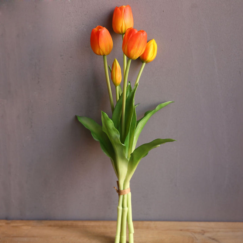 Bulk 15" Real Touch Tulip Stems Bundle Bouquet Wholesale