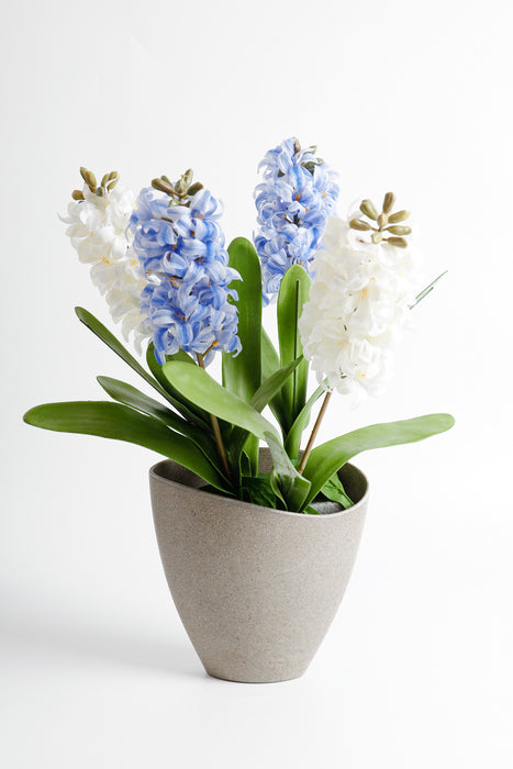 AM Basics Hyacinth Artificial Flowers Faux Antirrhinum Snapdragon Silk Flowers