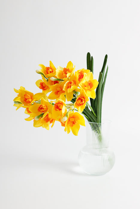 AM Basics 17" Artificial Daffodils Flowers Fake Narsissus Floral