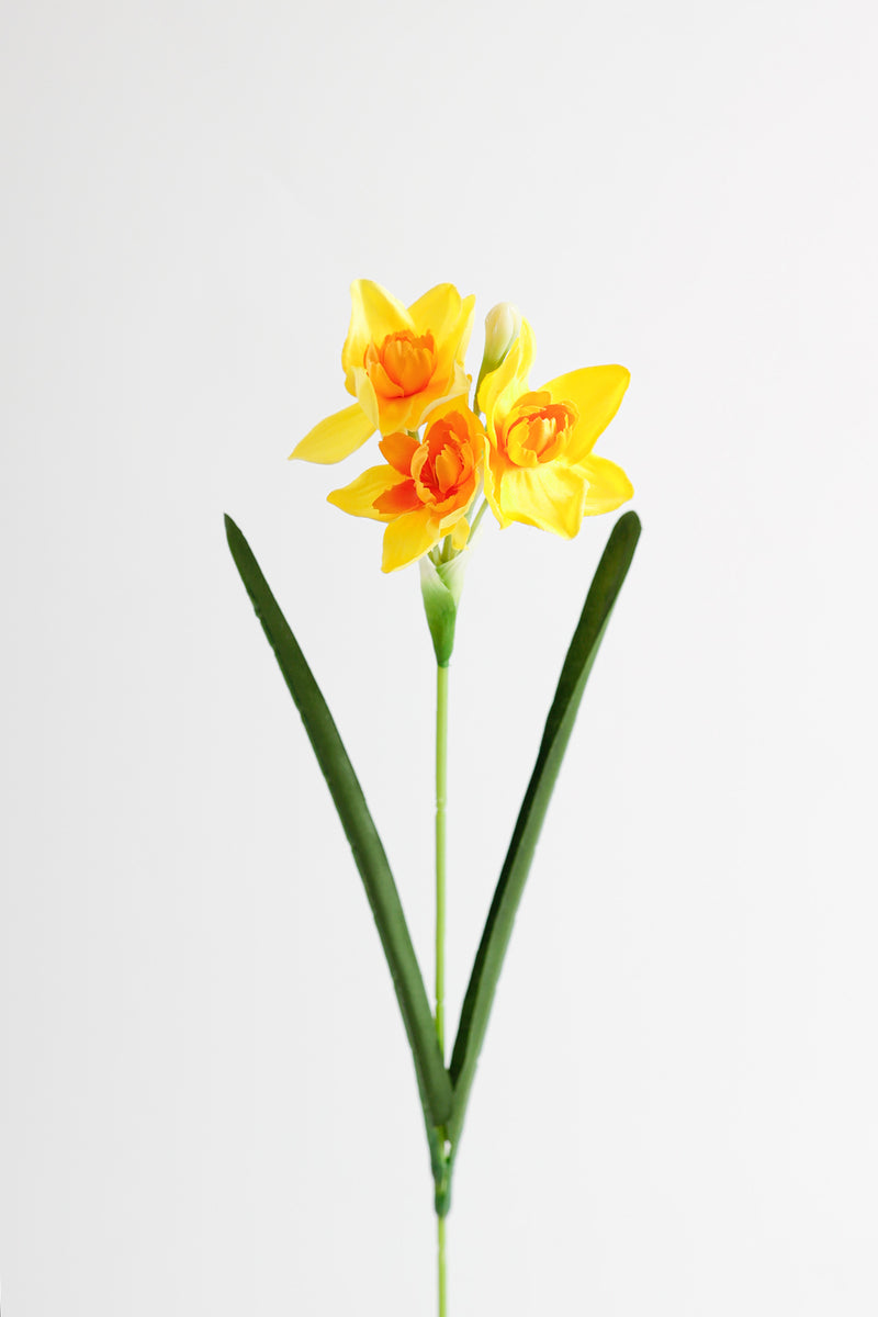 AM Basics 17" Jonquilles artificielles Fleurs Faux Narsissus Floral