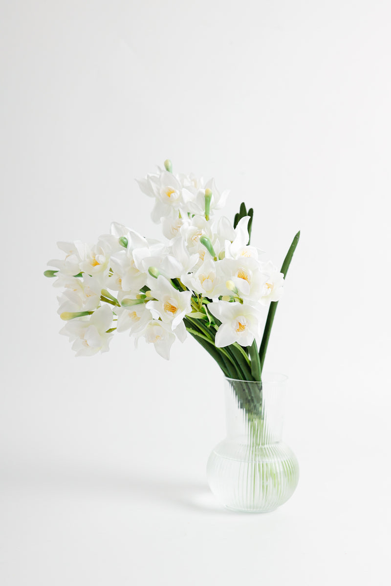 AM Basics 17" Jonquilles artificielles Fleurs Faux Narsissus Floral