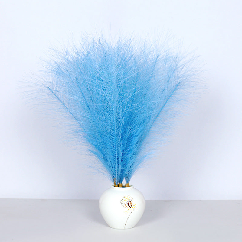 8 colores, 2 piezas de hierba de pampa sintética de 17 pulgadas.