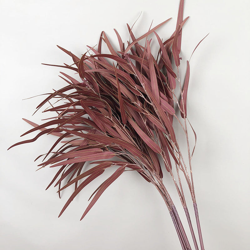 Lot de 4 fleurs artificielles extra longues en saule et eucalyptus avec baies pour vase de sol, 35 pouces, vente en gros 