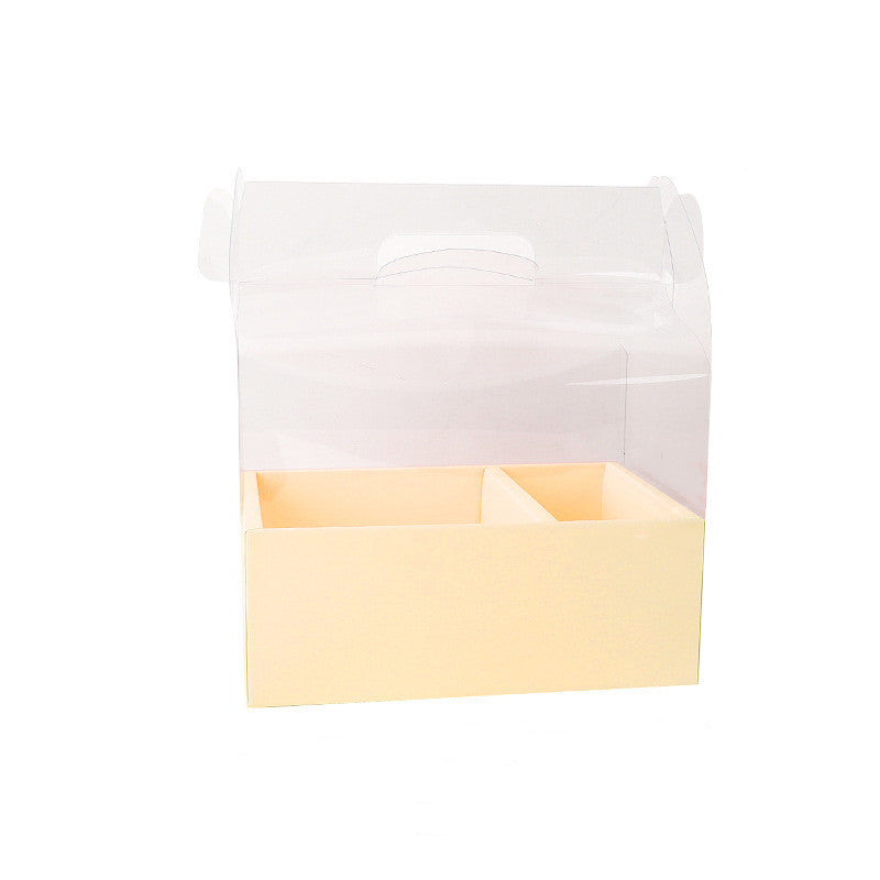 Bulk Flower Gifts Handle Box Two compartments DIY Gift Box Wholesale