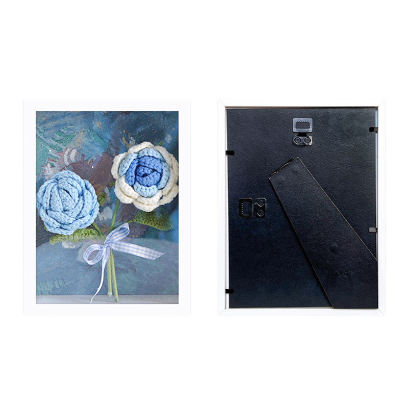 Lot de 17 cadeaux faits à la main en tricot, cadre photo, bouquet de mariage au crochet, vente en gros 