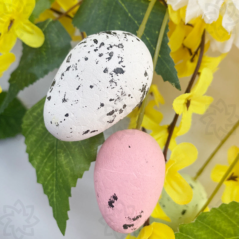 Bulk 59" Spring Garland Easter Egg Forsythia with Sunflower Vine Wholesale