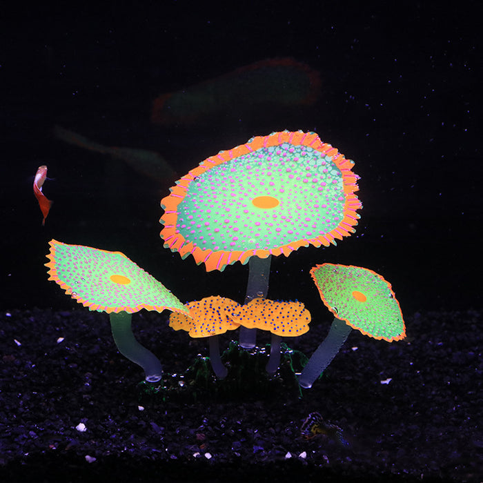 Decoraciones para peceras brillantes Plantas Coral Acuario Oranment 