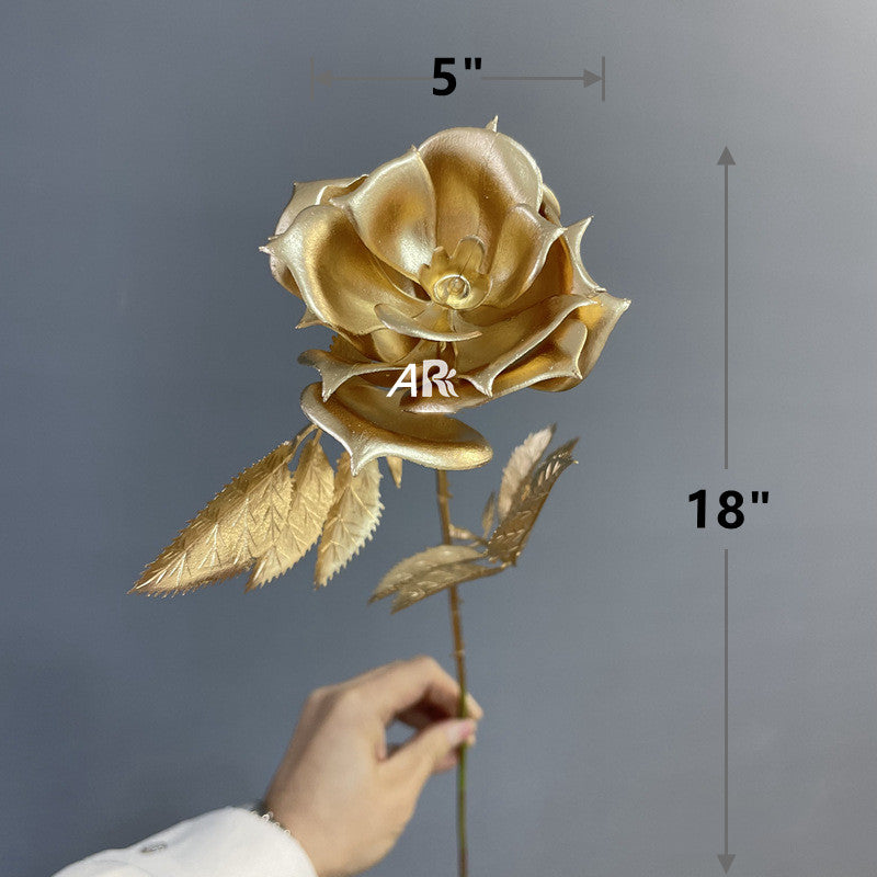 Bulk Exclusive Christmas Golden Stem Bush Flower Real Touch Wholesale