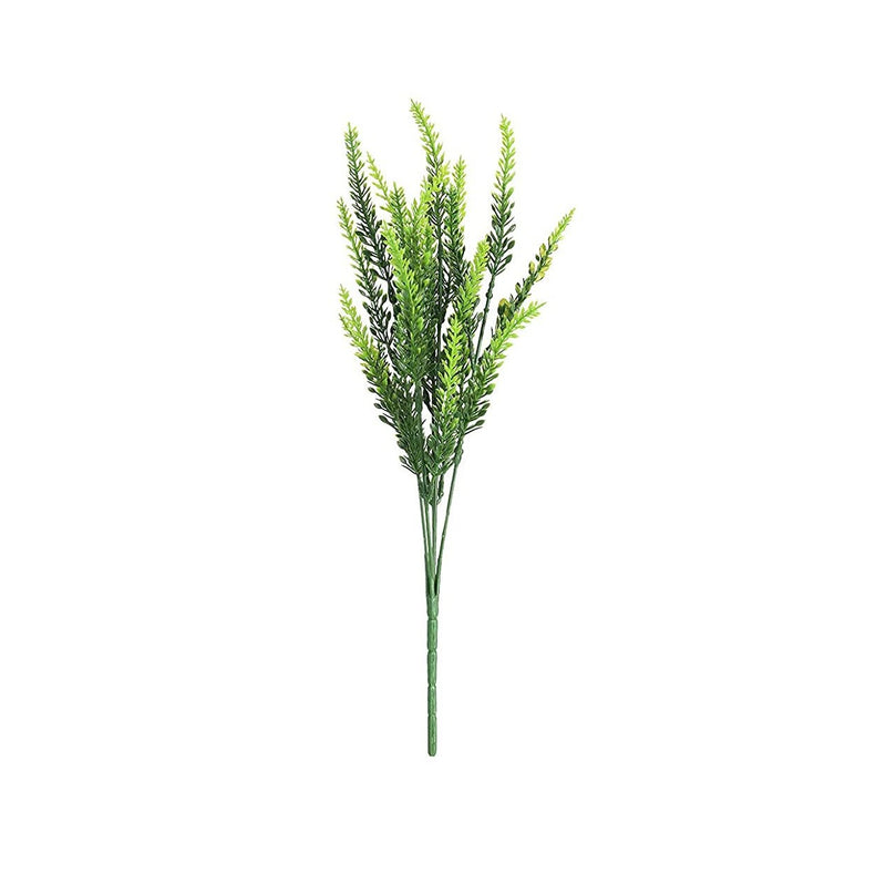 A granel, 8 Uds., flores de lavanda para exteriores, flores y plantas artificiales, arbustos de imitación resistentes a los rayos UV, decoración de vegetación, exterior, interior, venta al por mayor