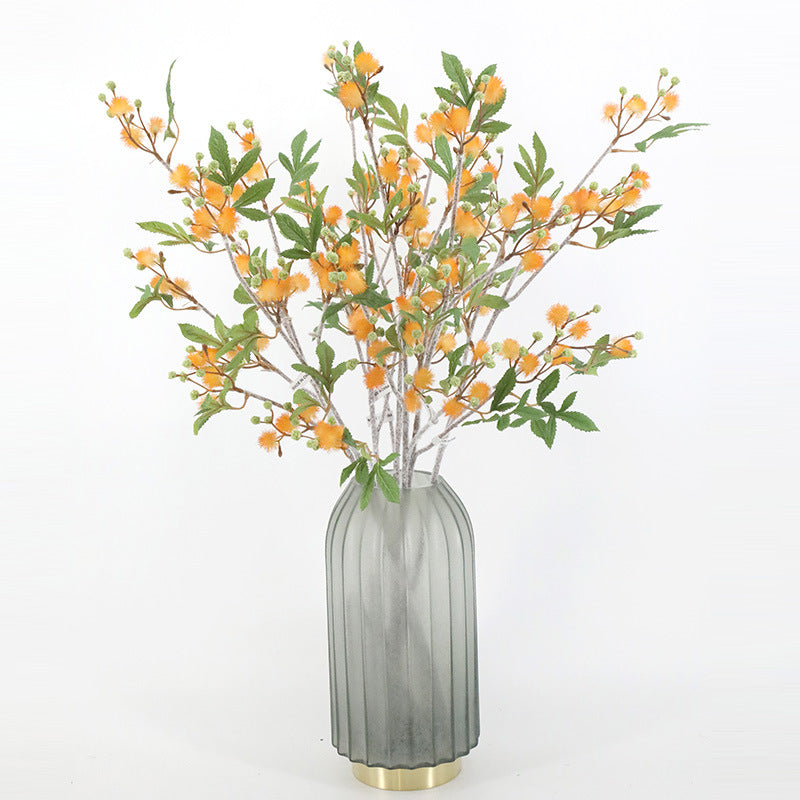 Granel extra largo 39 "bola peluda plantas ramas tallo flor artificial al por mayor