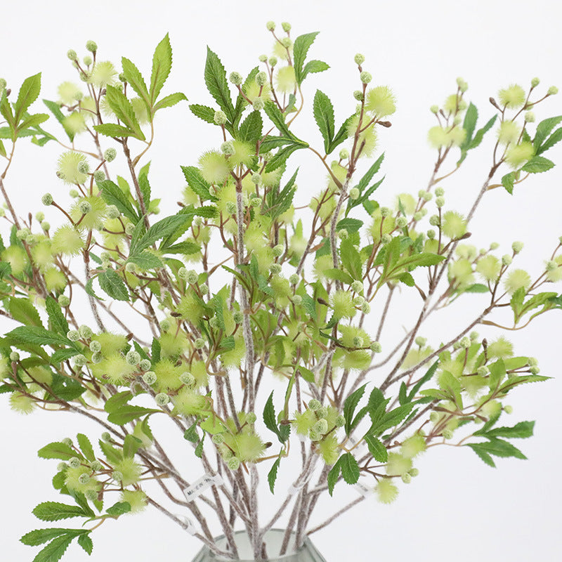 Granel extra largo 39 "bola peluda plantas ramas tallo flor artificial al por mayor