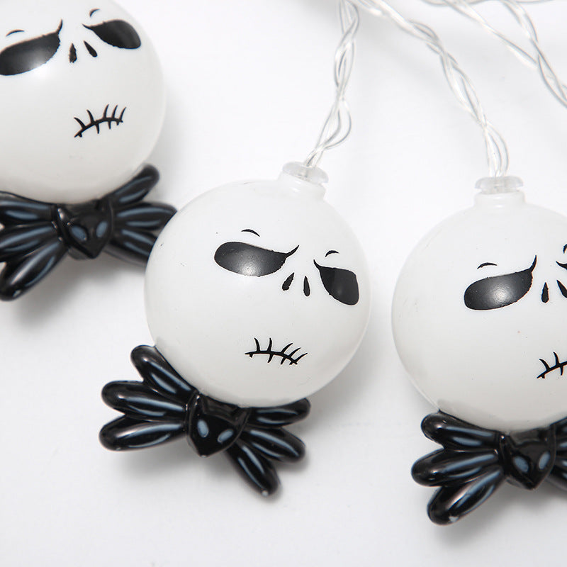 Cadena de luces LED de bruja fantasma de Halloween de 59 pulgadas para decoración