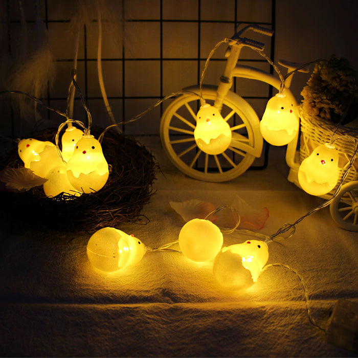 Lámparas de cáscaras de huevo LED de Halloween a granel de 59 pulgadas para decoración al por mayor