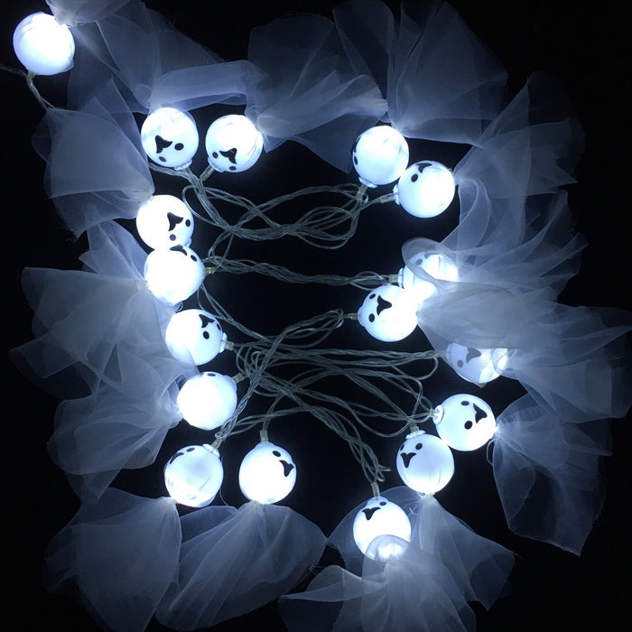 Halloween LED Ghost Dolls String Lights 59 pulgadas para decoración