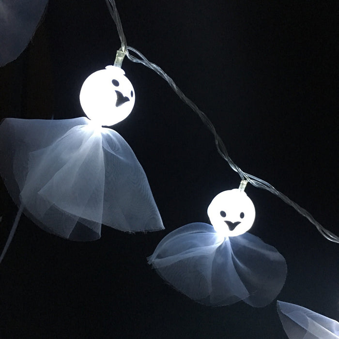 Halloween LED Ghost Dolls String Lights 59 Inch for Decoration