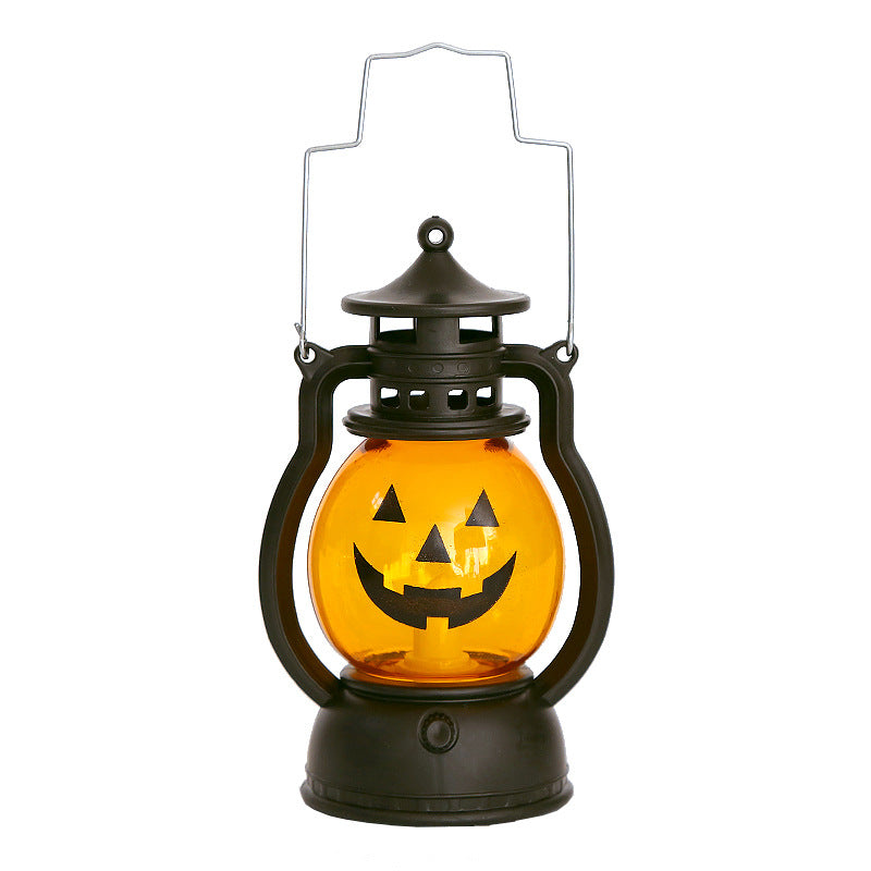 Bulk Halloween LED Pumpkin Lamp Candle Lantern Hanging Loop Pumpkin Halloween Fireplaces Wholesale
